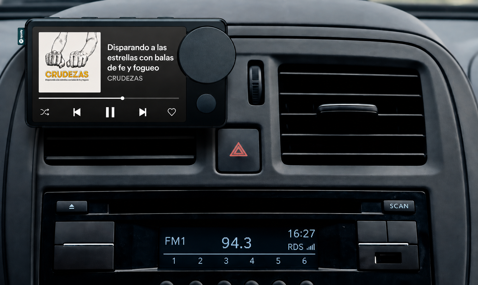 La prueba del coche aparcado