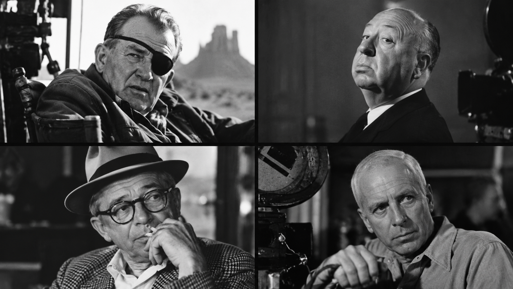 Cuatro maneras de mirar el mundo: Ford, Hitchcock, Wilder y Hawks